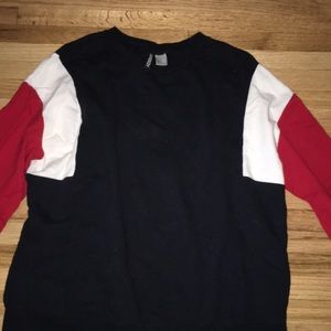 Red,white and blue long sleeve
